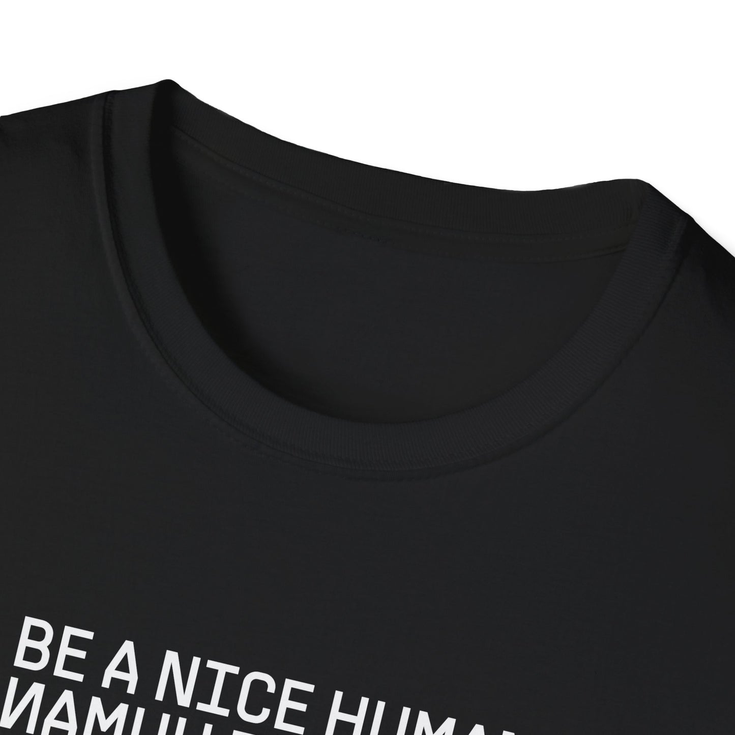 BE A NICE HUMAN | Double iKiGAi | Unisex T-Shirt | Color Sand